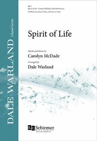 Spirit of Life SATB choral sheet music cover Thumbnail